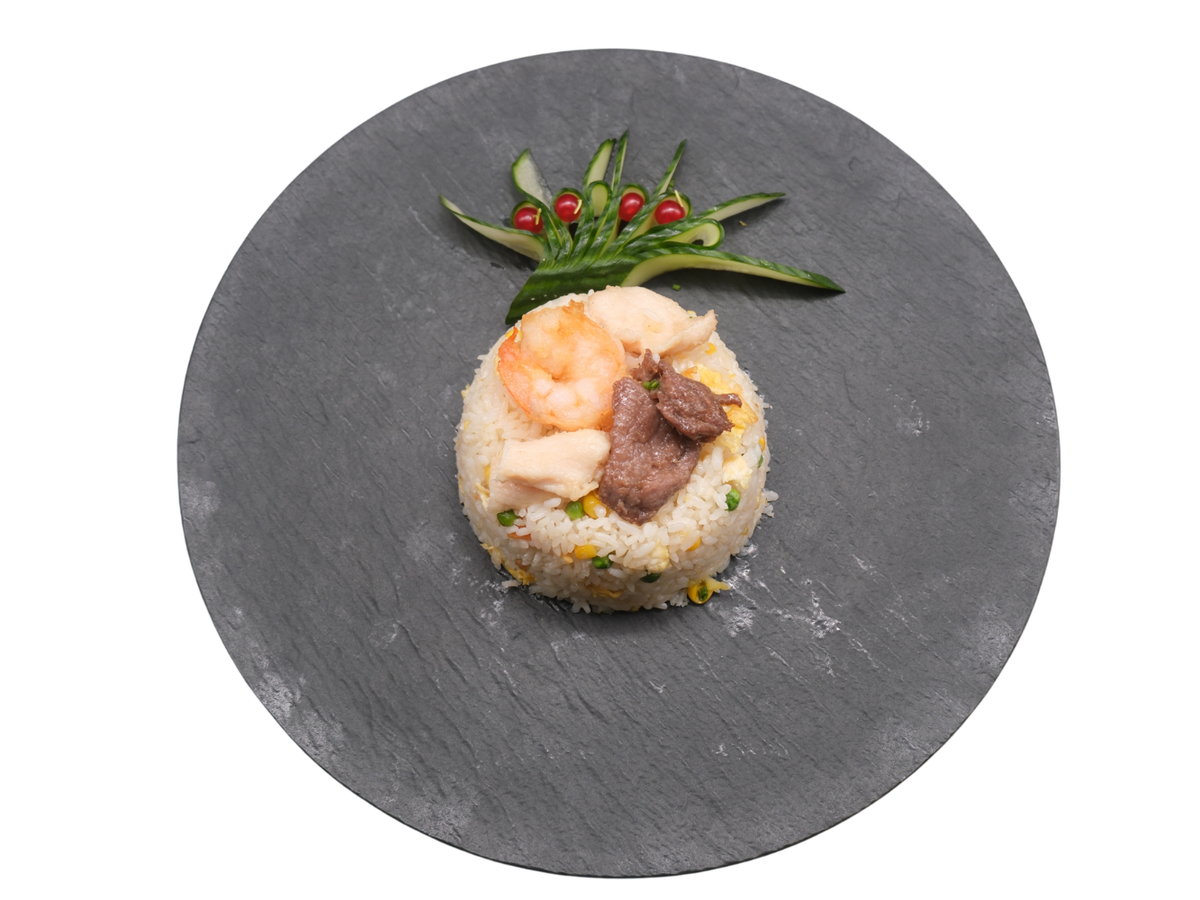 109.  Riz sauté au  3 délices 三鲜炒饭