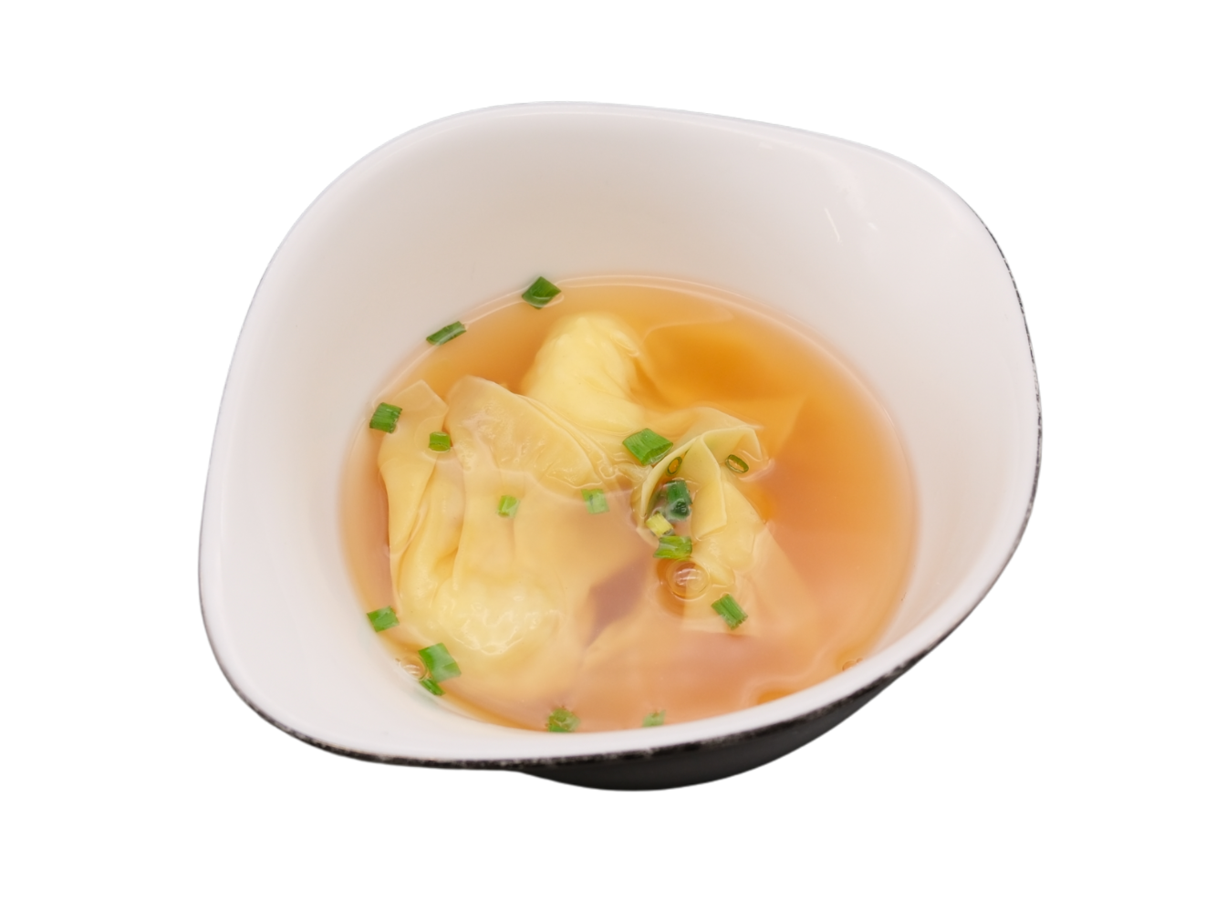 176  Potage aux raviolis chinois