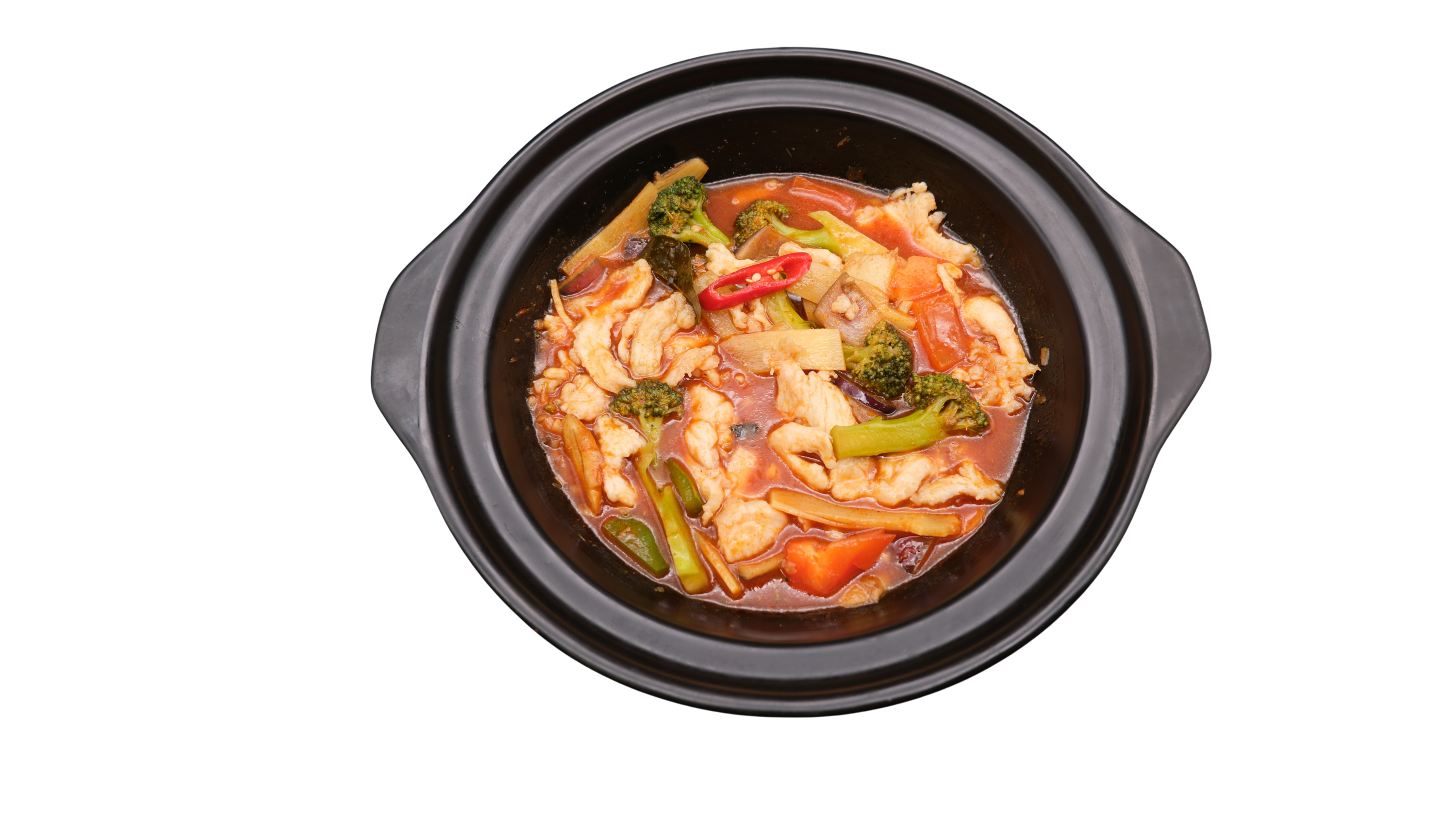Poulet curry rouge Thaï