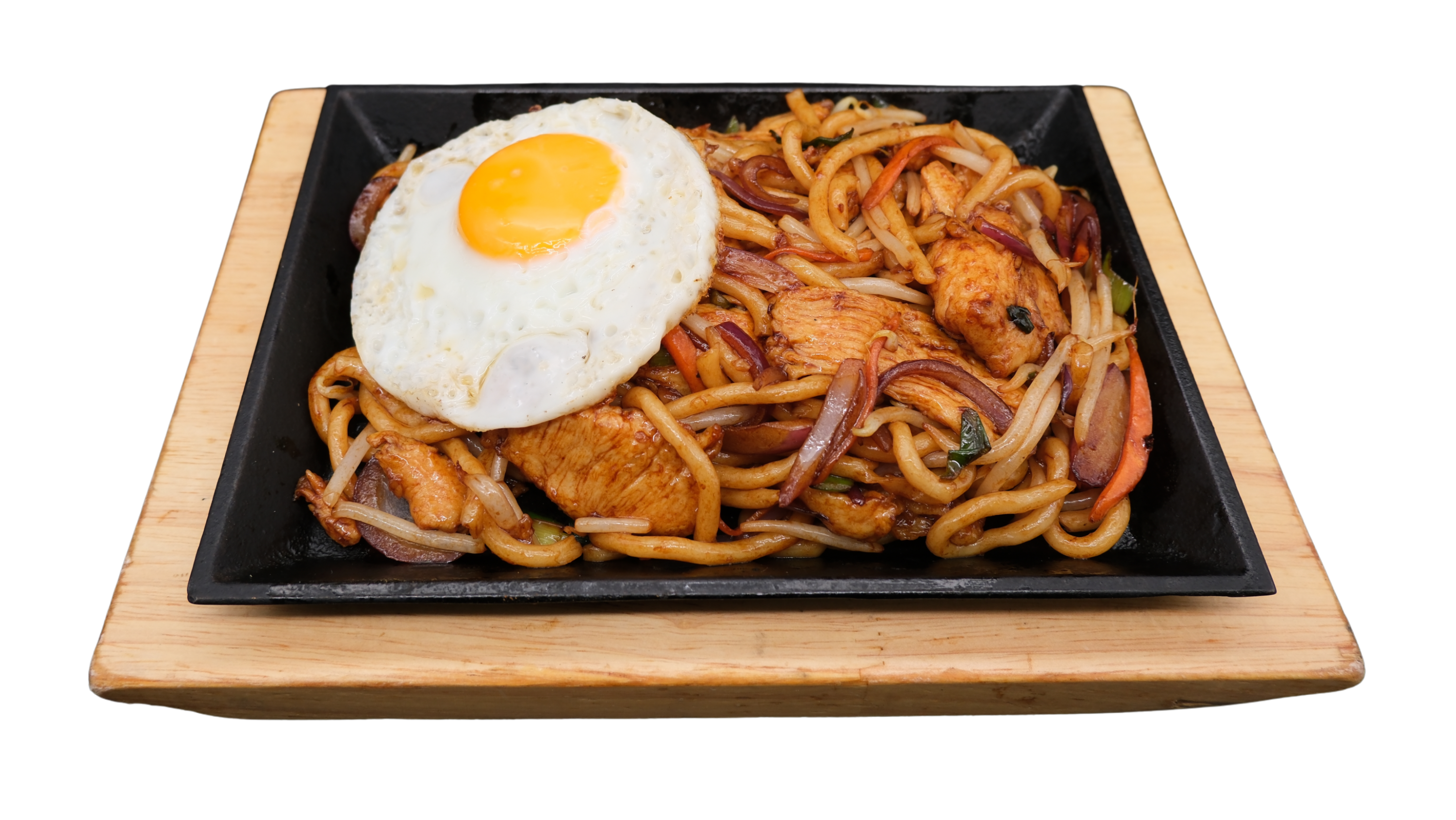 10     Udon sauté au poulet